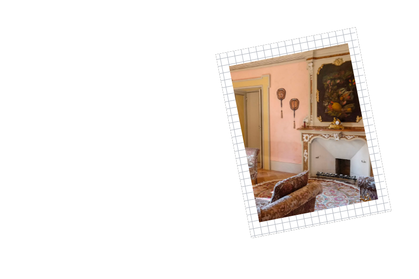 Le scritte Solfagnano 16 ottobre e Ministeriale, accanto alla fotografia di un interno del castello. Il link porta alla pagina con le informazioni per la giornata del 16 ottobre.