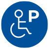 Icona parcheggio disabili